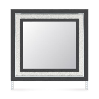 Birmonton Bedroom Mirror Black