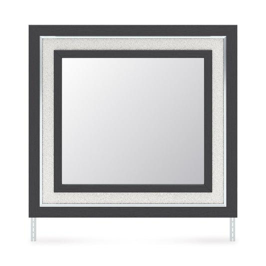 Birmonton Bedroom Mirror Black