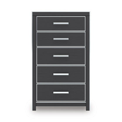 Birmonton Chest of Drawers Black