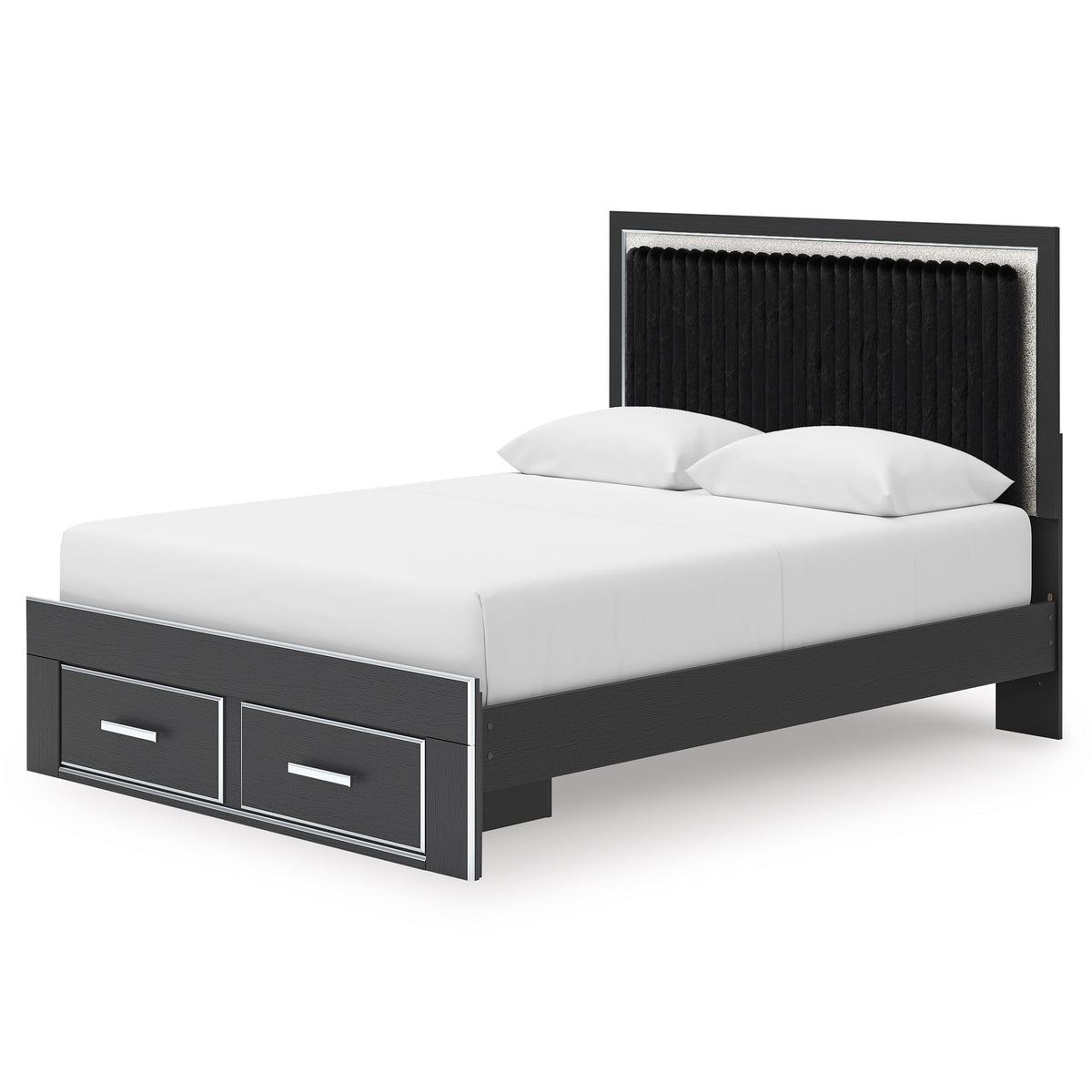 Birmonton Upholstered Panel Storage Bed