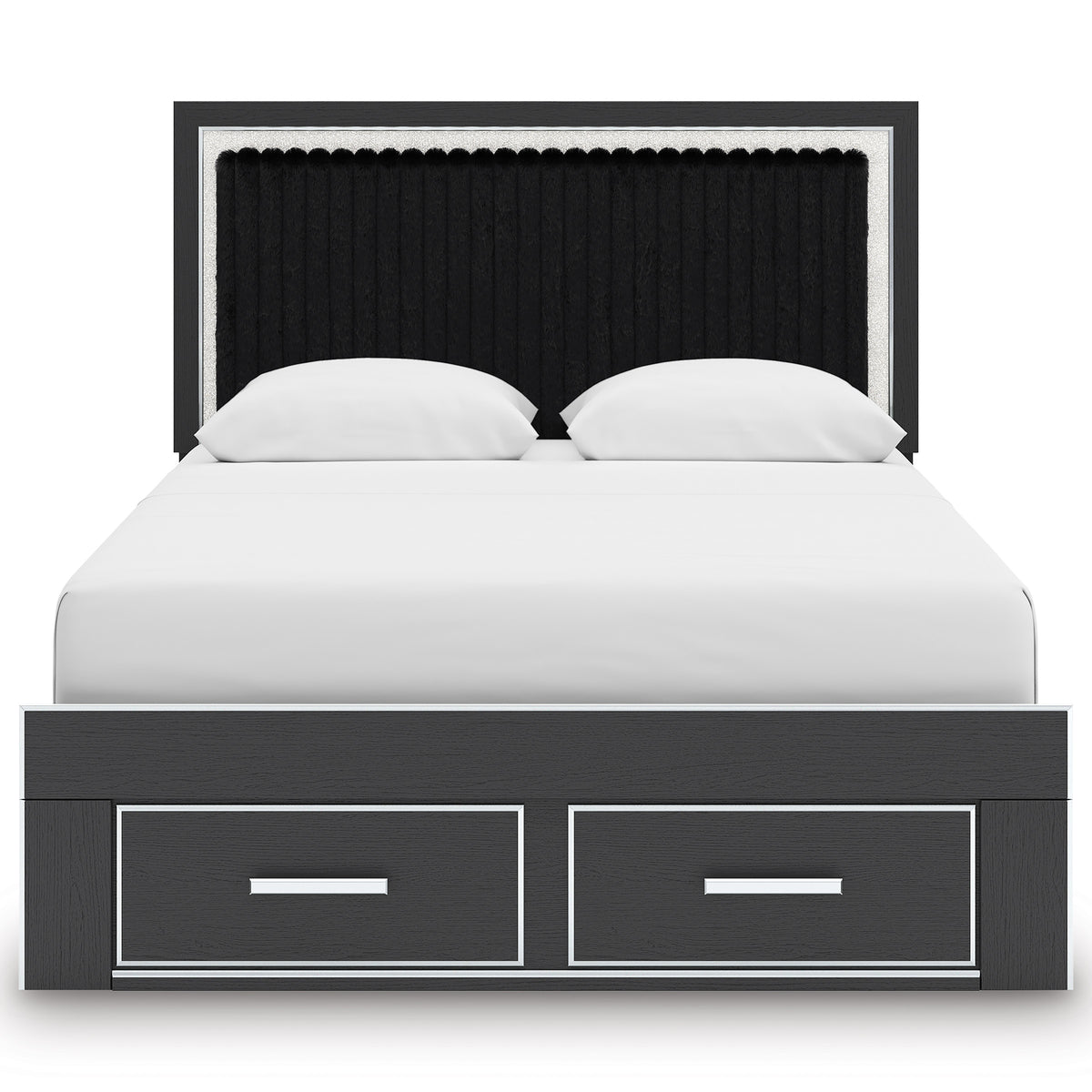 Birmonton Upholstered Panel Storage Bed