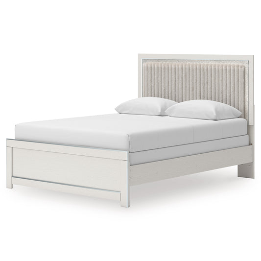 Birmonton Upholstered Panel Platform Bed - alternate view