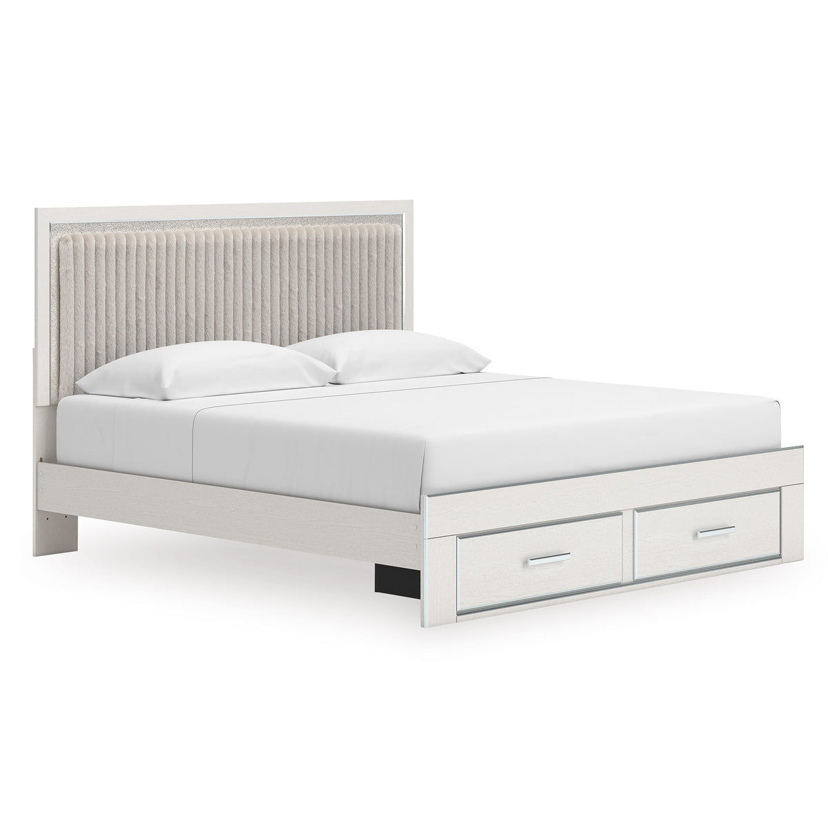 Birmonton Upholstered Panel Storage Bed