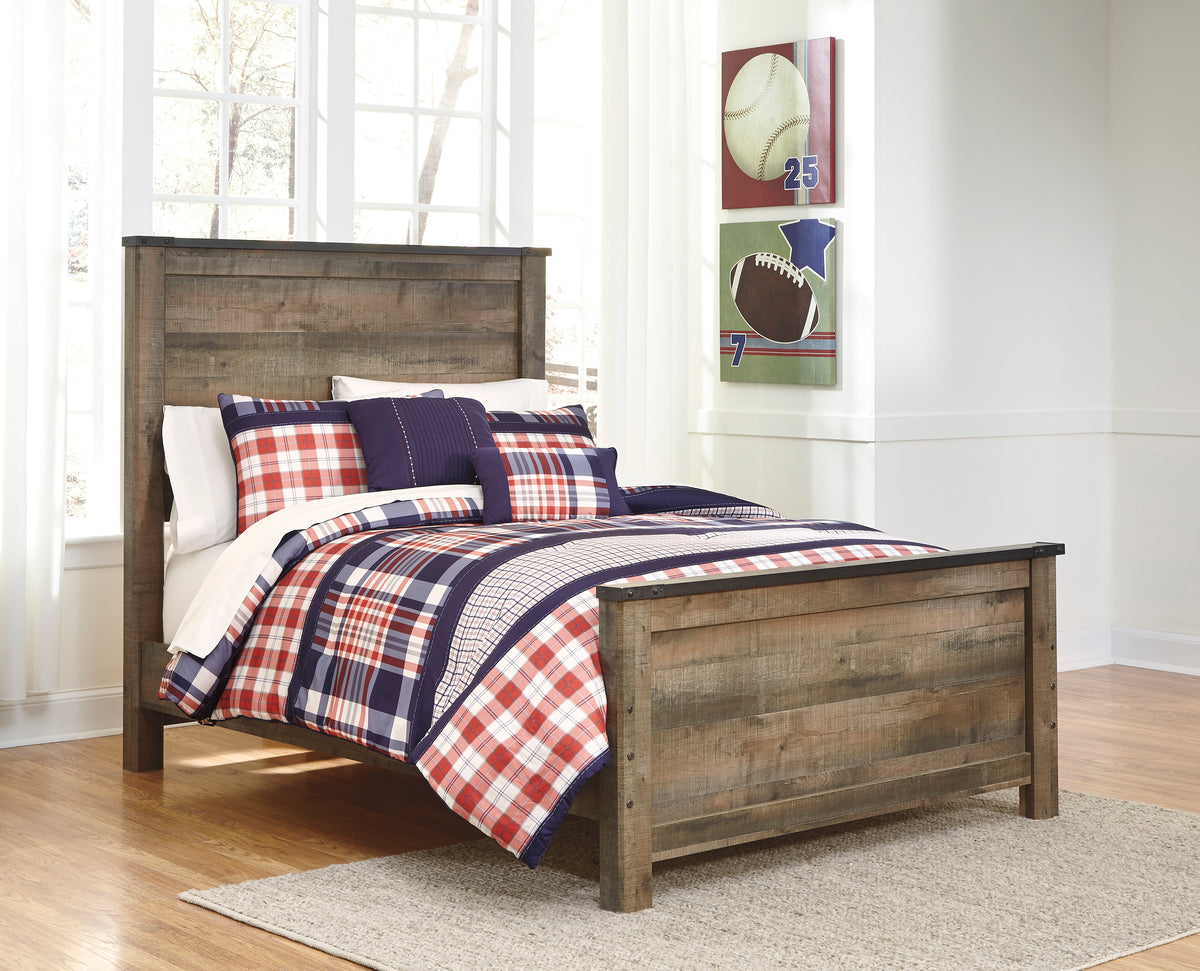 Trinell Panel Bed