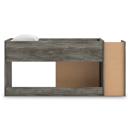 Frandern Twin Loft Bed with Drawer Storage