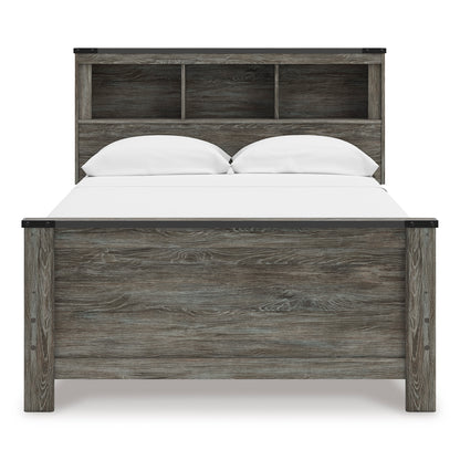 Frandern Bookcase Panel Bed