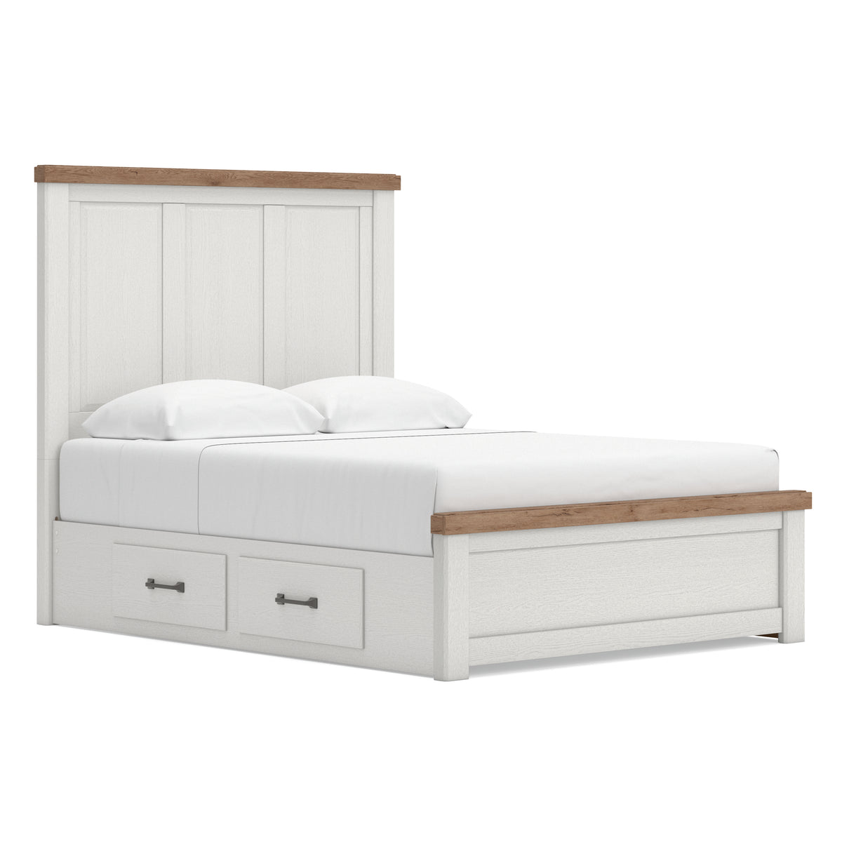 Ashley Savonport Panel Bed with Double Side Storage