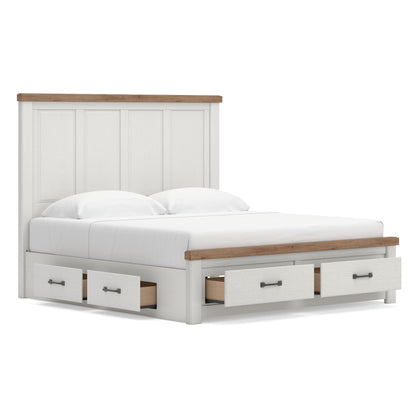 Ashley Savonport Panel Storage Bed King