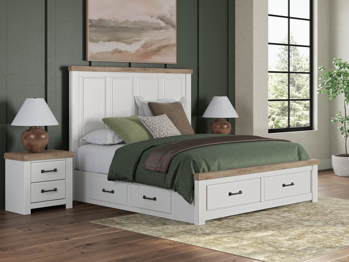 Ashley Savonport Panel Storage Bed