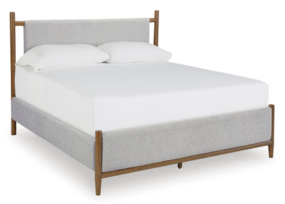 Lyncott Upholstered Panel Bed California King