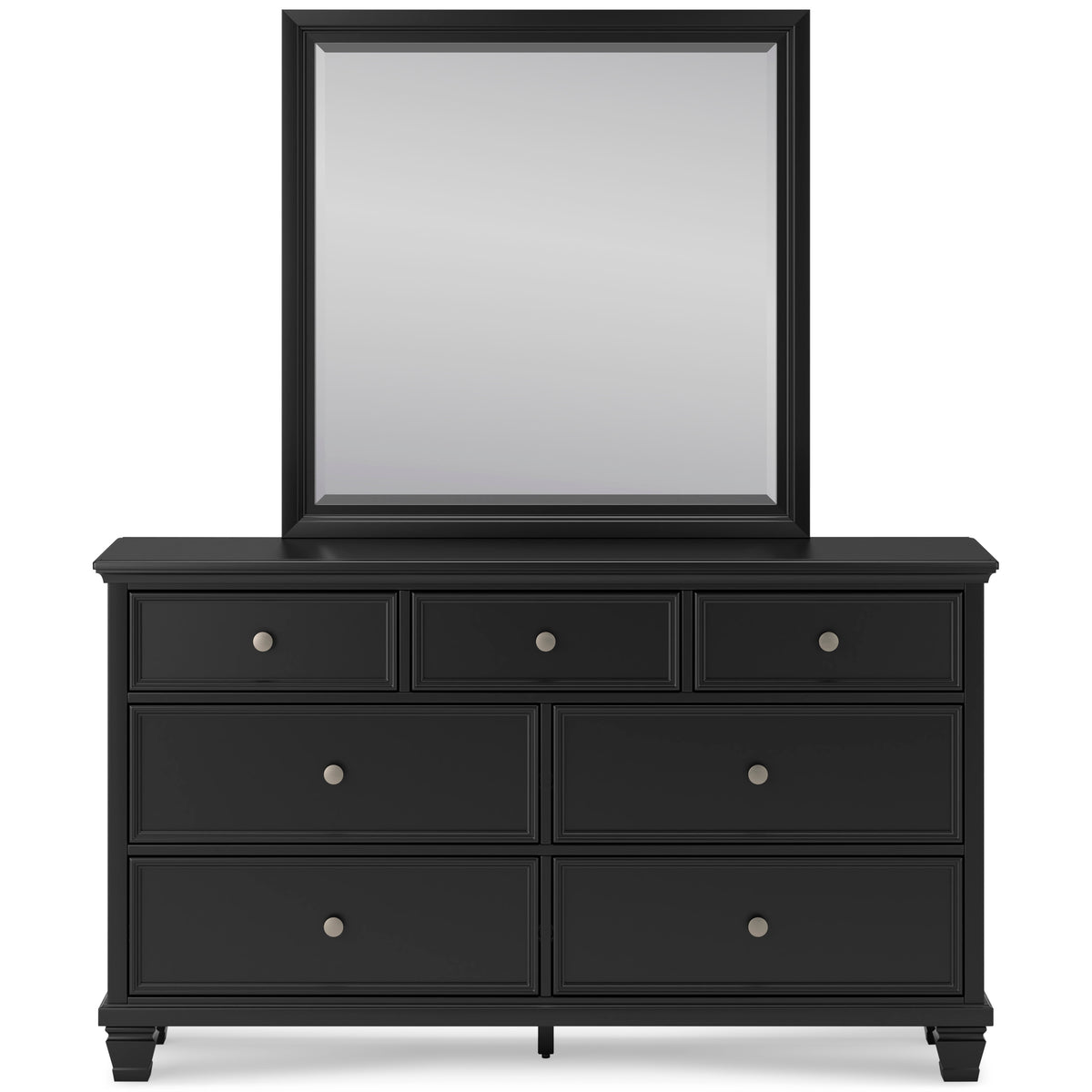 Lanolee 7 Drawer Dresser and Mirror