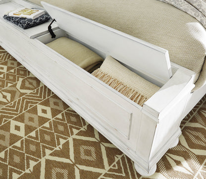 Ashley Kanwyn Upholstered Panel Storage Bed