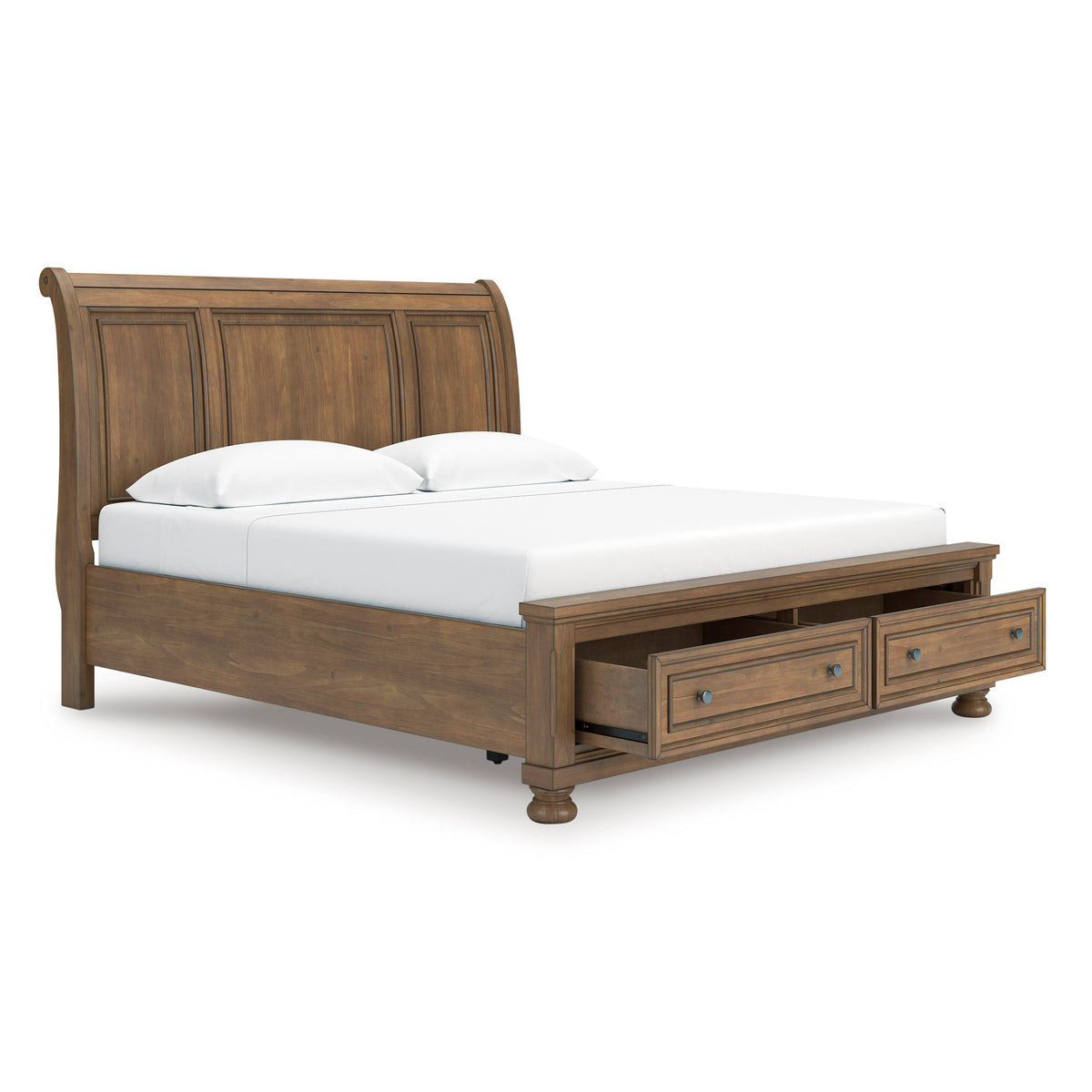 Vandenmore Storage Sleigh Bed King