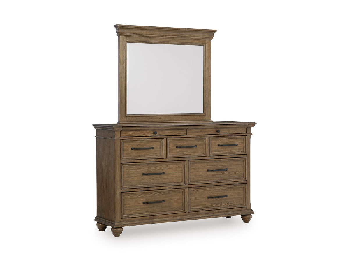 Ashley Waynely Dresser and Mirror