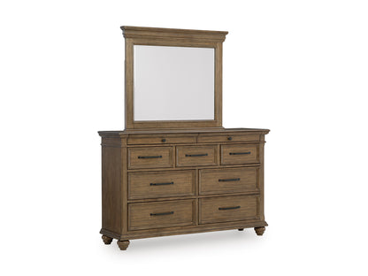 Ashley Waynely Dresser and Mirror