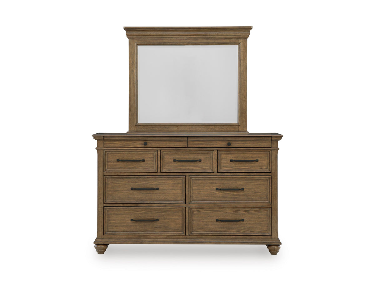 Ashley Waynely Dresser and Mirror