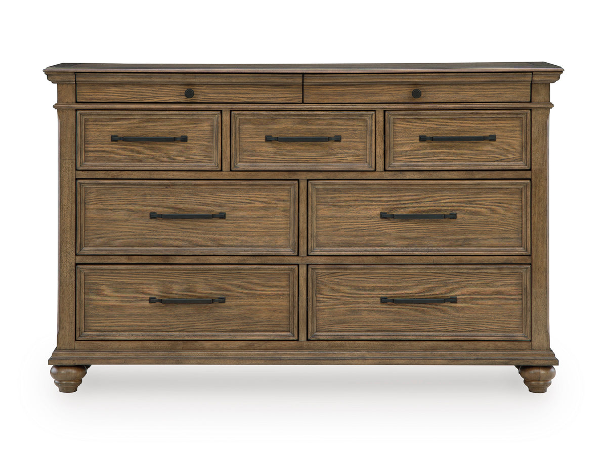 Ashley Waynely Dresser and Mirror