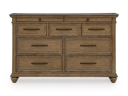 Ashley Waynely Dresser and Mirror