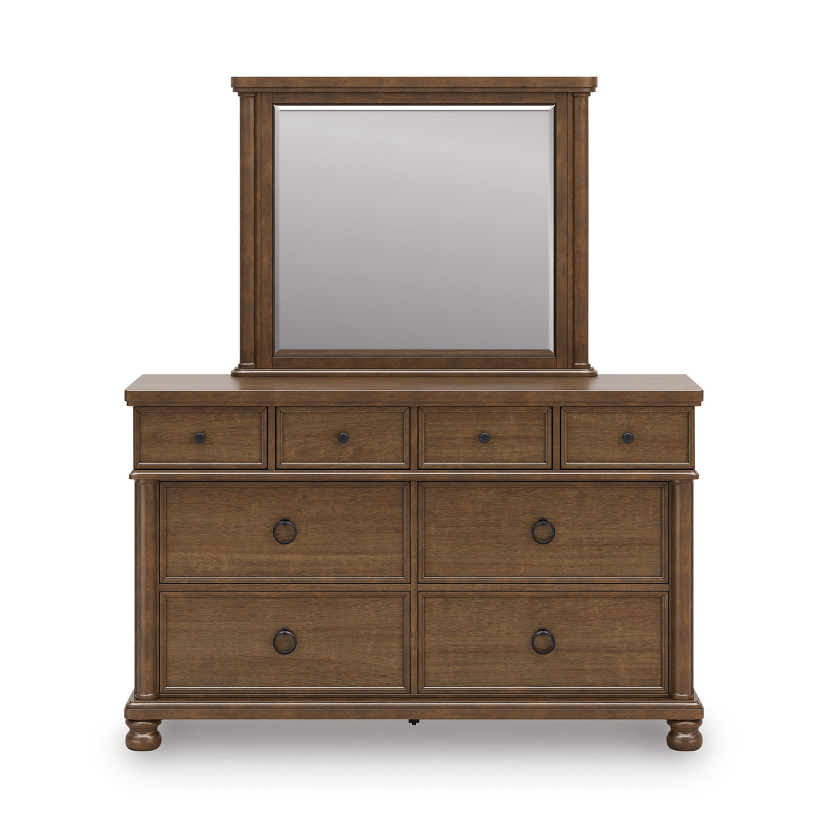 Chadworth Dresser and Mirror Brown