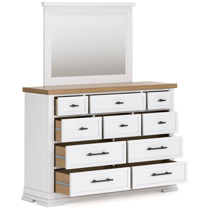 Ashbryn Dresser and Mirror