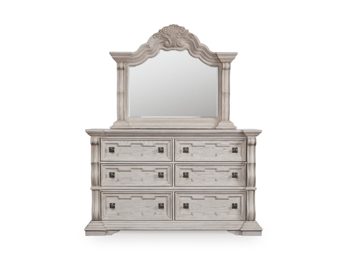 Ashley Andonhall Dresser and Mirror