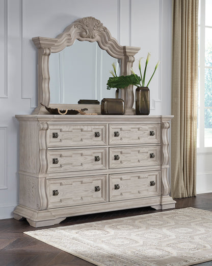 Ashley Andonhall Dresser and Mirror