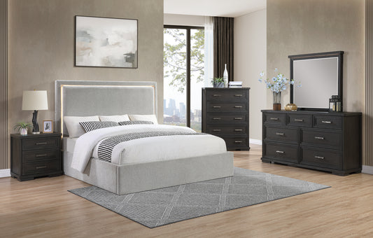 Amelia Upholstered Bed - alternate view