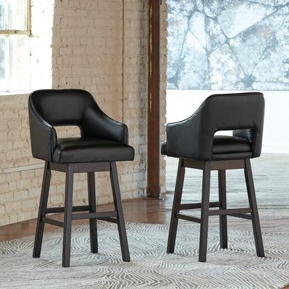 Ashley Tallenger Bar Height Bar Stools (Set of 2)
