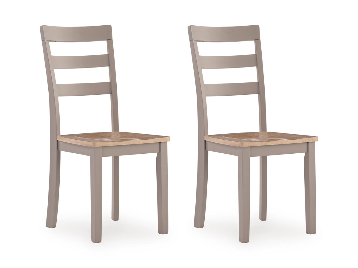 Gesthaven Dining Chair (Set of 2) Gray