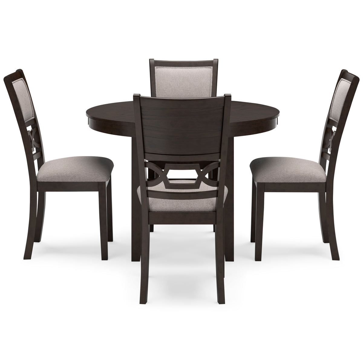 Langwest Dining Table and 4 Chairs (Set of 5)
