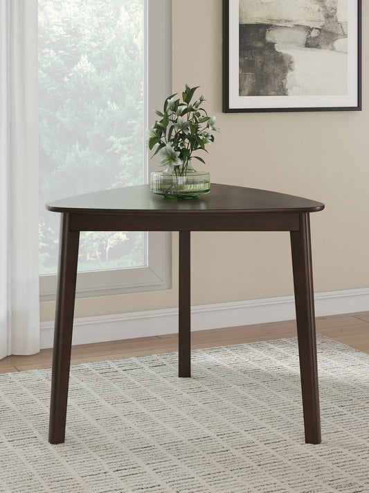 Dantenton Triangle Dining Room Table - alternate view