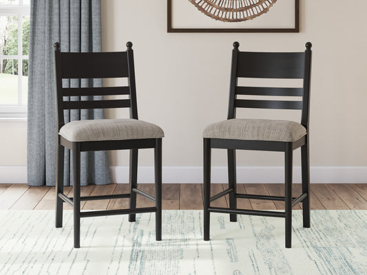 Chadworth Counter Height Upholstered Barstool (Set of 2) - alternate view