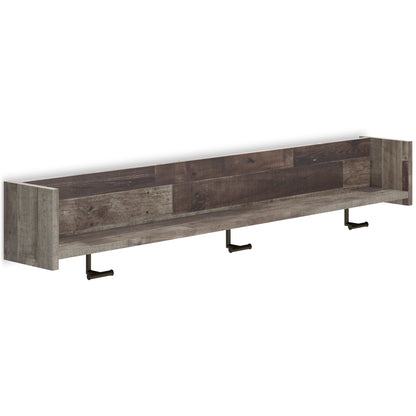Neilsville Wall Mounted Coat Rack with Shelf and 3 Hooks