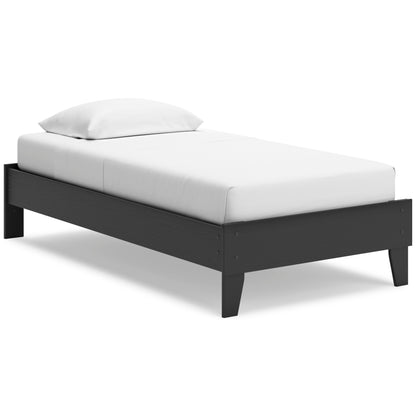 Ashley Socalle Platform Bed Twin Black