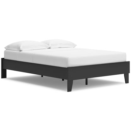Ashley Socalle Platform Bed Full Double Black