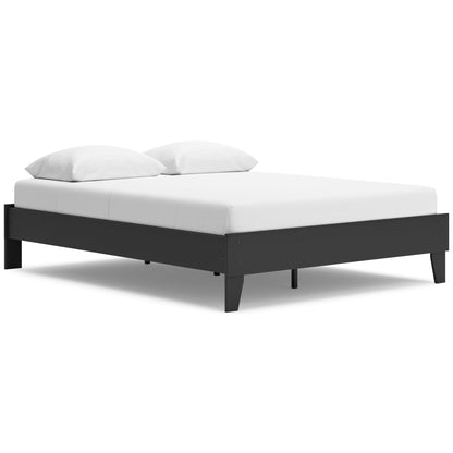 Ashley Socalle Platform Bed Queen Black