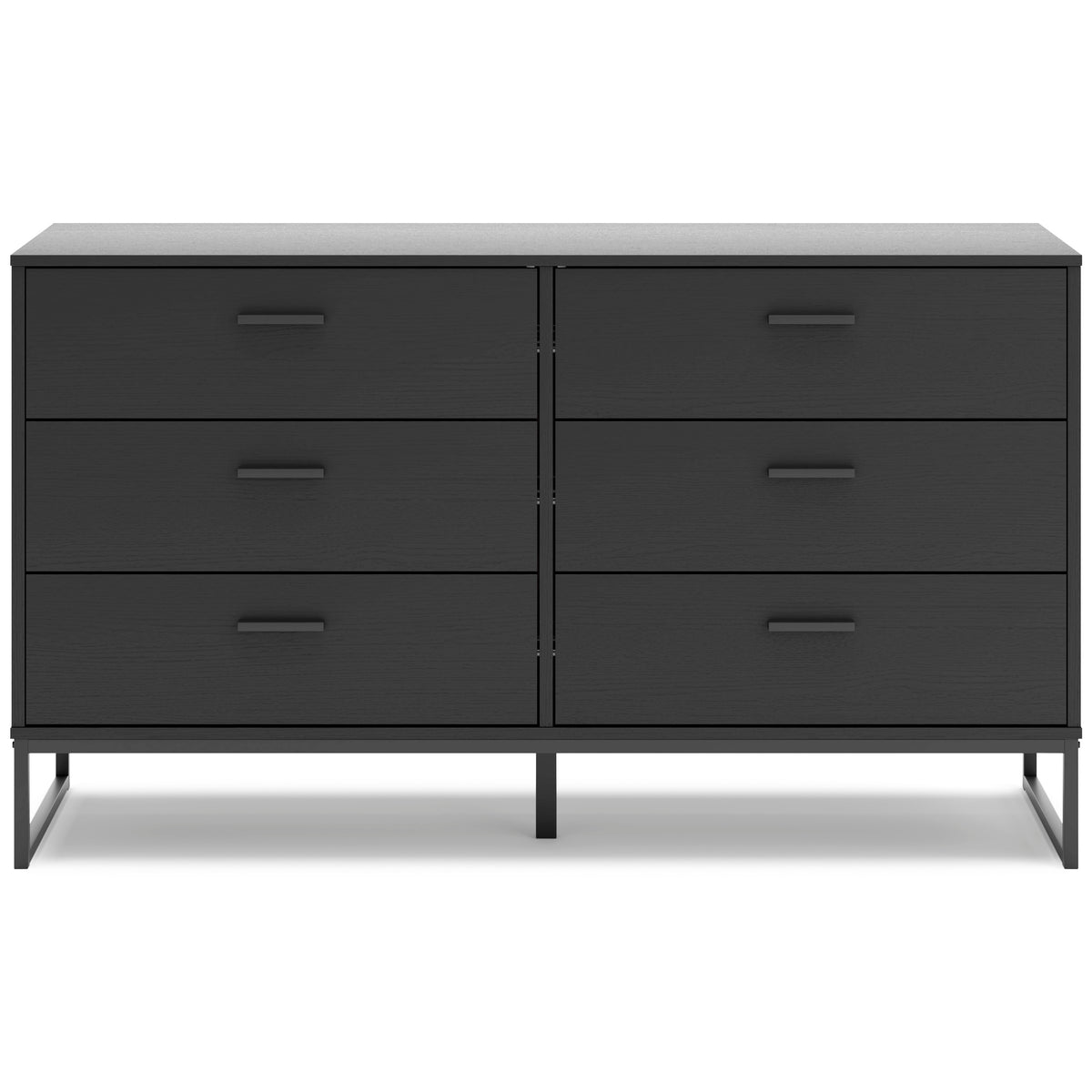 Ashley Socalle 6 Drawer Dresser Black