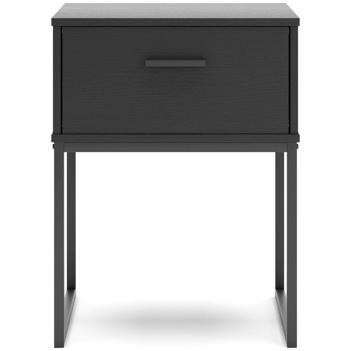 Ashley Socalle 20" 1 Drawer Nightstand Black