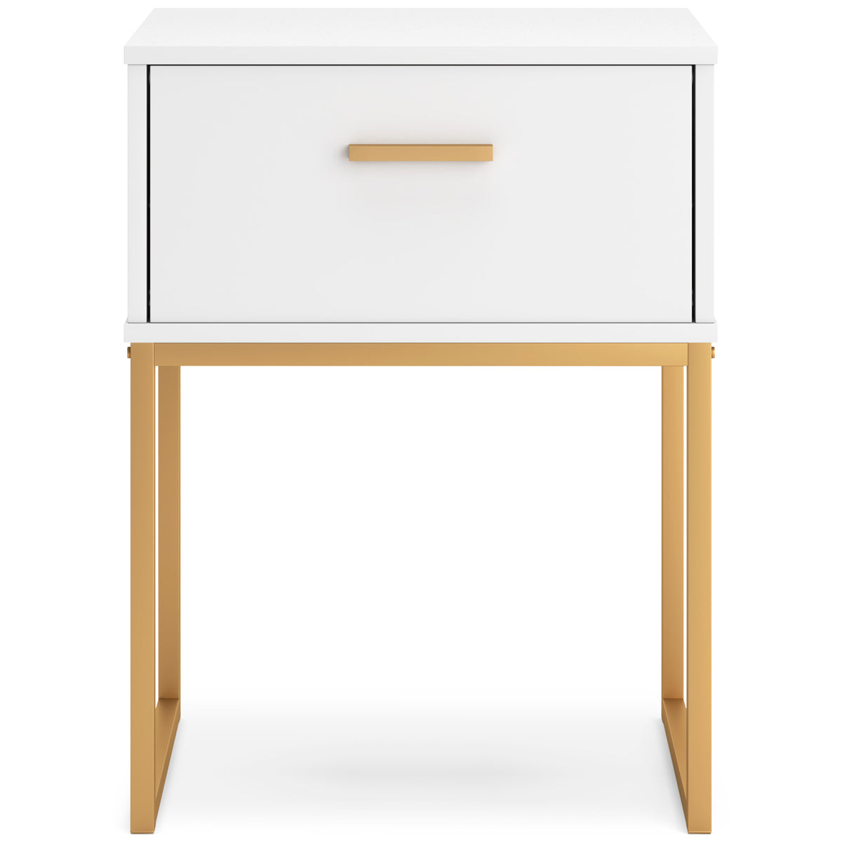 Ashley Socalle 20" 1 Drawer Nightstand White