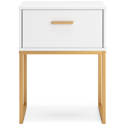 Ashley Socalle 20" 1 Drawer Nightstand White