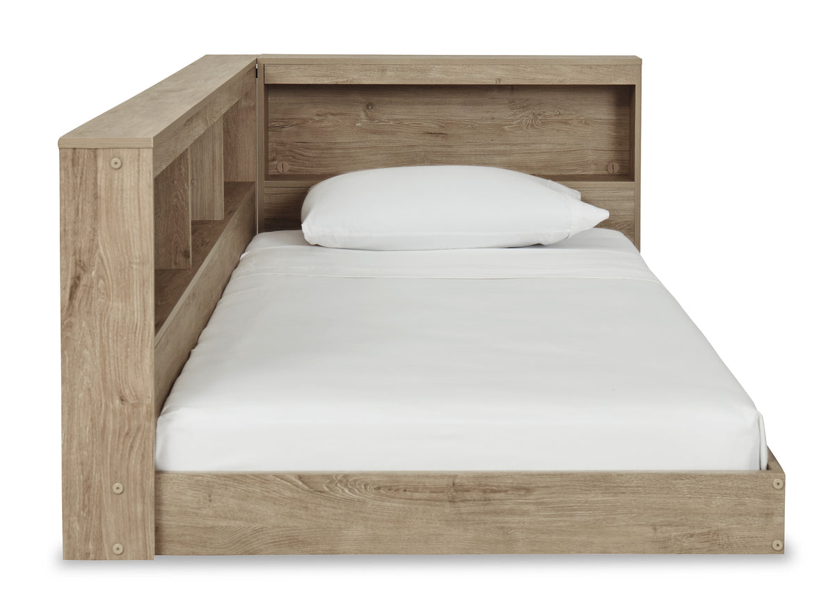 Oliah Bookcase Storage Bed