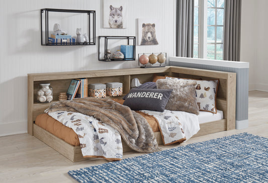 Oliah Bookcase Storage Bed - alternate view