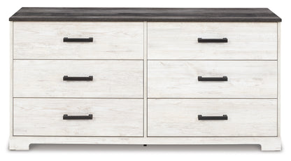 Ashley Shawburn 6 Drawer 60" Dresser 53"