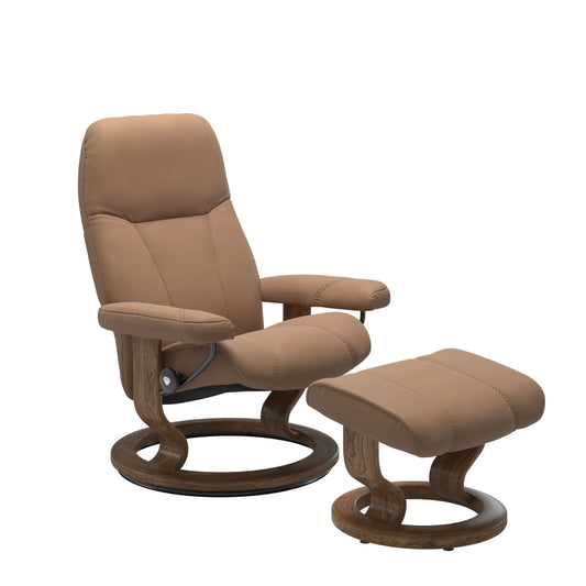 Consul Medium Classic Chair and Ottoman
