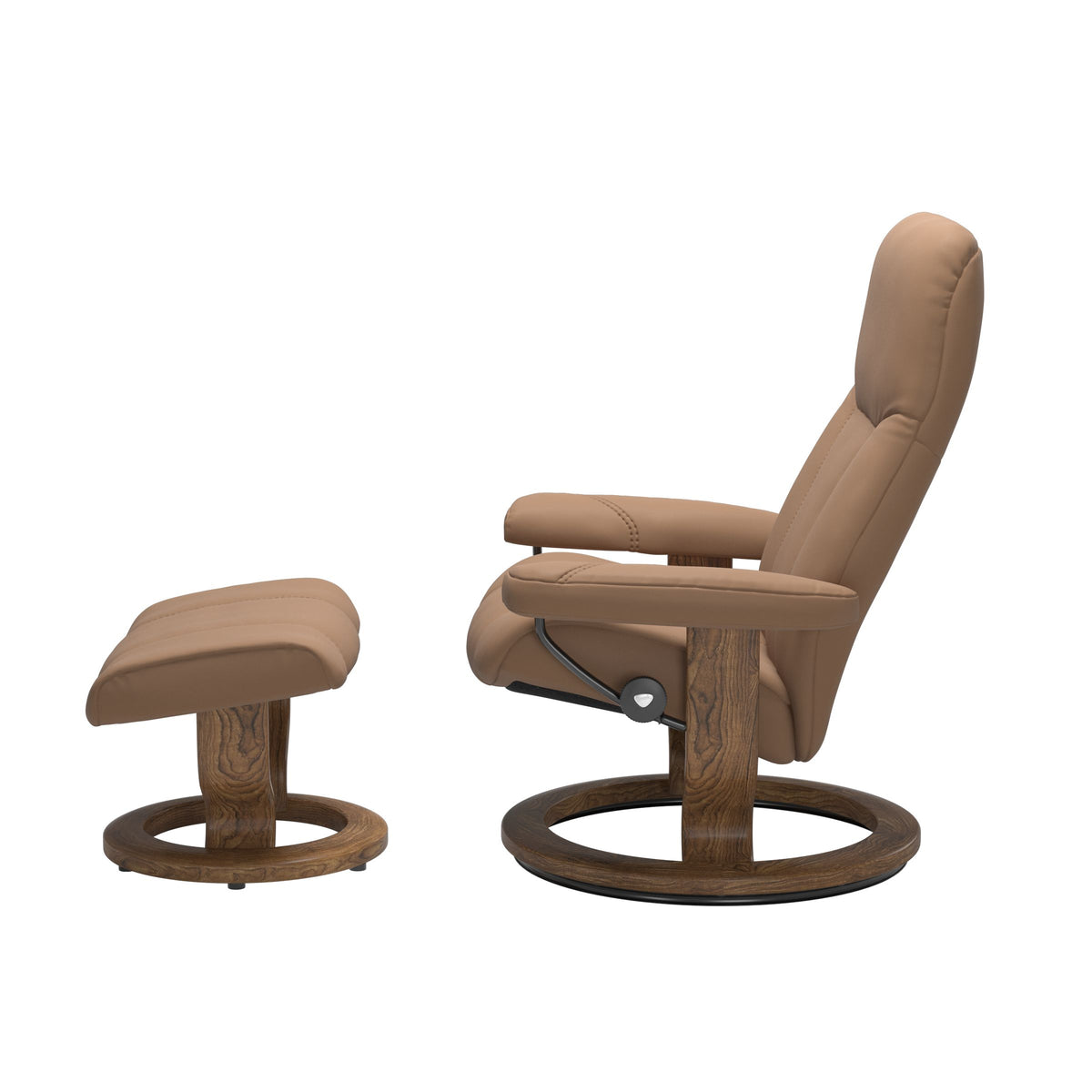 Consul Large Classic Chair and Ottoman