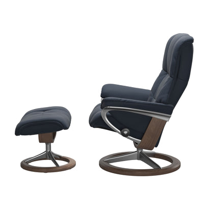 Mayfair Medium Signature Recliner and Ottoman