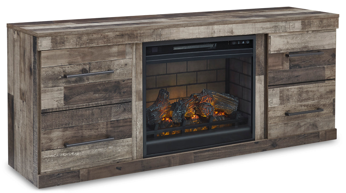 Derekson TV Stand with Electric Fireplace