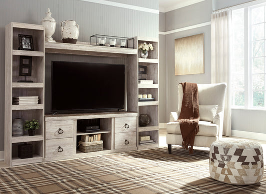 Ashley Willowton Entertainment Center with 60" TV Stand - alternate view