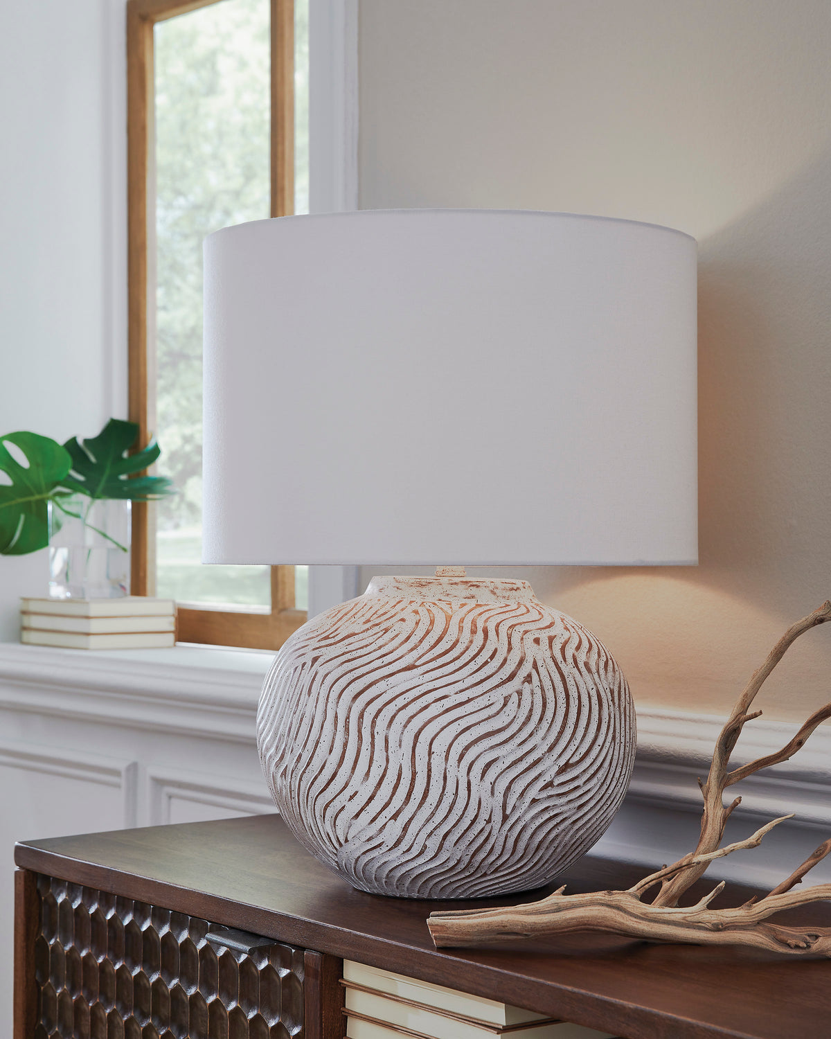 Ashley Vien Terracotta Table Lamp