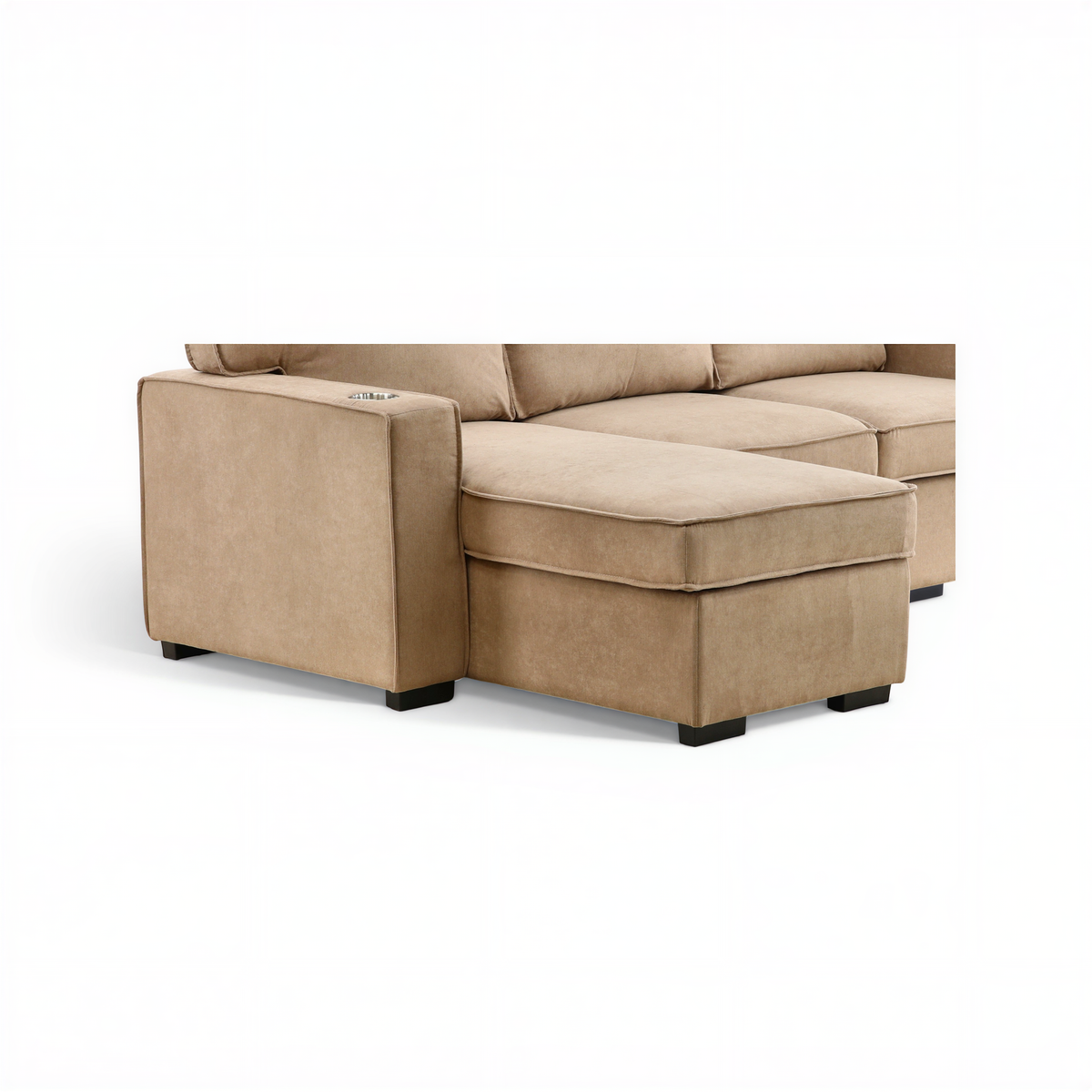 Finn 2-Piece Sofa Chaise with Pullout